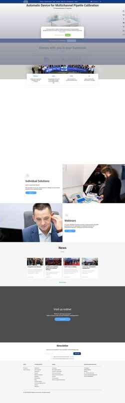 Snímek obrazovky radwag.com