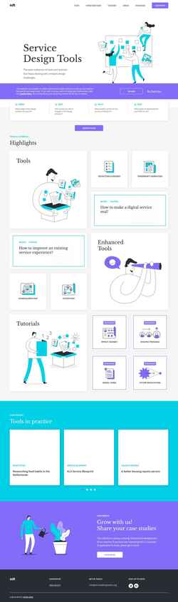 Screenshot servicedesigntools.org