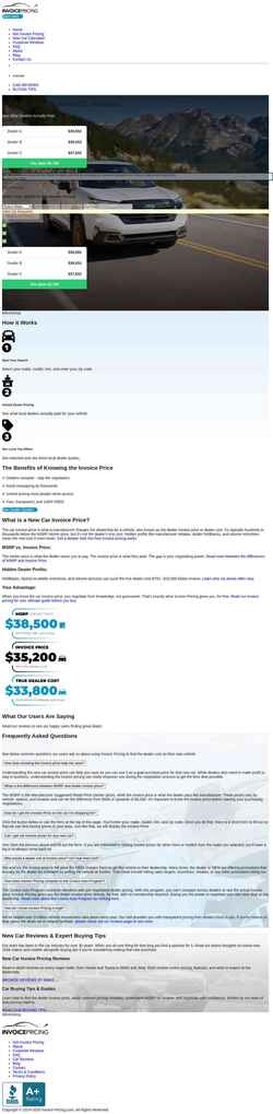 Skjermdump invoice-pricing.com