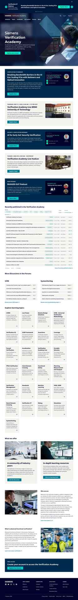 Capture d'écran verificationacademy.com