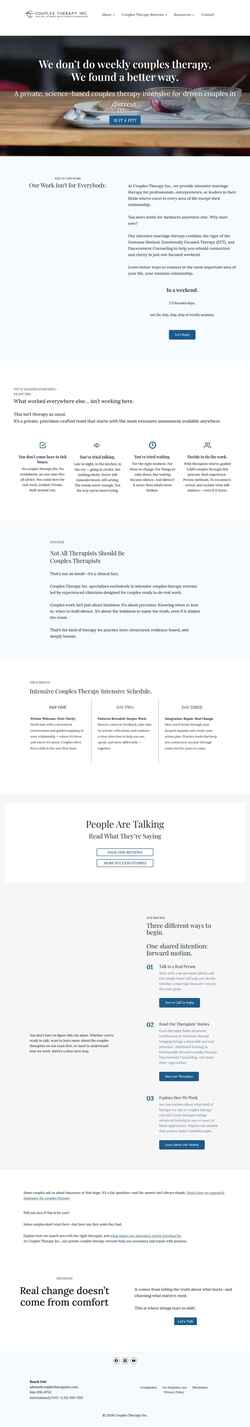 Captura de pantalla couplestherapyinc.com