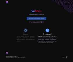 Ekraanipilt vancedapp.com