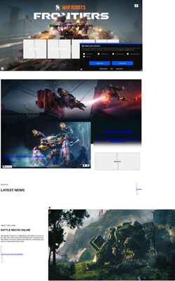 Ekraanipilt warrobotsfrontiers.com