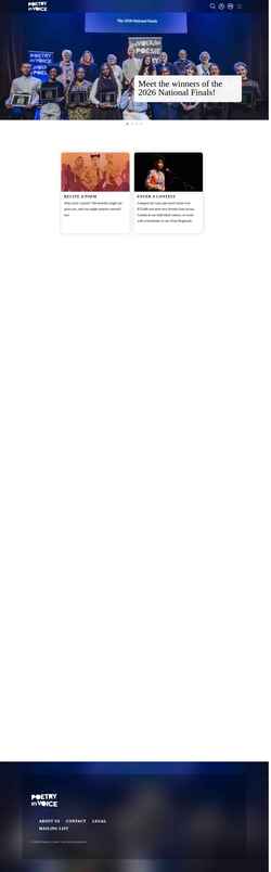 Captura de pantalla poetryinvoice.ca