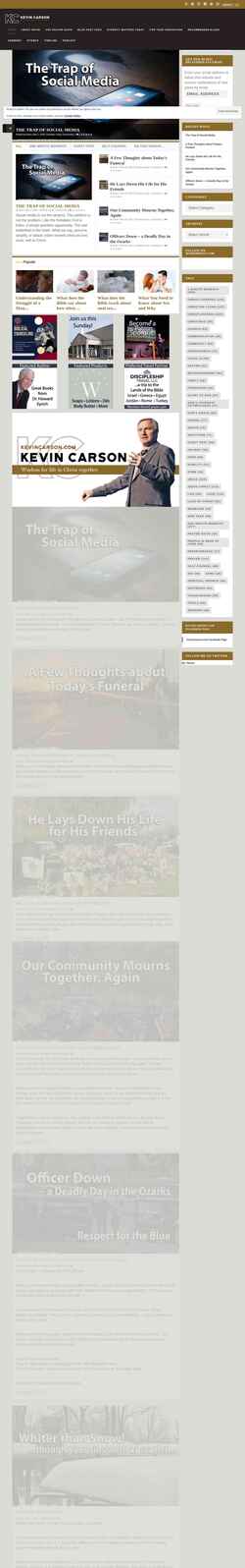 Screenshot kevincarson.com