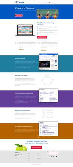 Στιγμιότυπο οθόνης planbook.com
