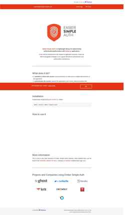 Screenshot ember-simple-auth.com
