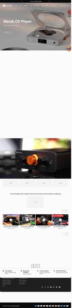 Schermata fosiaudio.com
