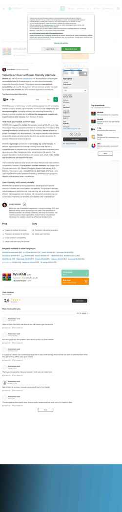 Screenshot winrar-64bit.en.softonic.com