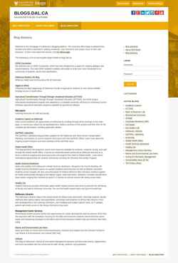 Skærmbillede blogs.dal.ca