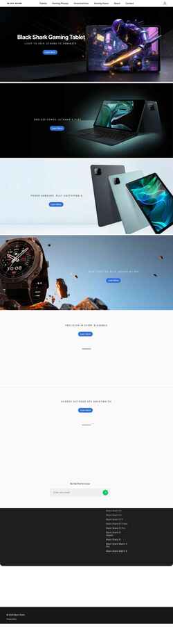 Snimka zaslona global.blackshark.com