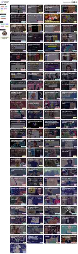 Screenshot marketingexamples.com