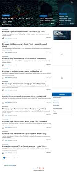 Snimka zaslona bestsecuritysearch.com