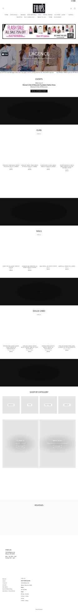 Screenshot fayes123.com