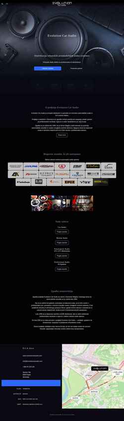 Screenshot evolutioncaraudio.com