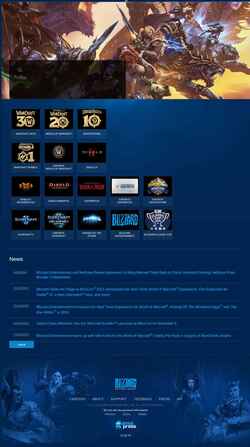 Zrzut ekranu blizzard.gamespress.com