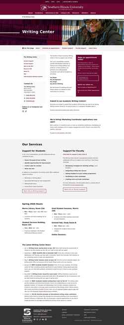 Screenshot write.siu.edu