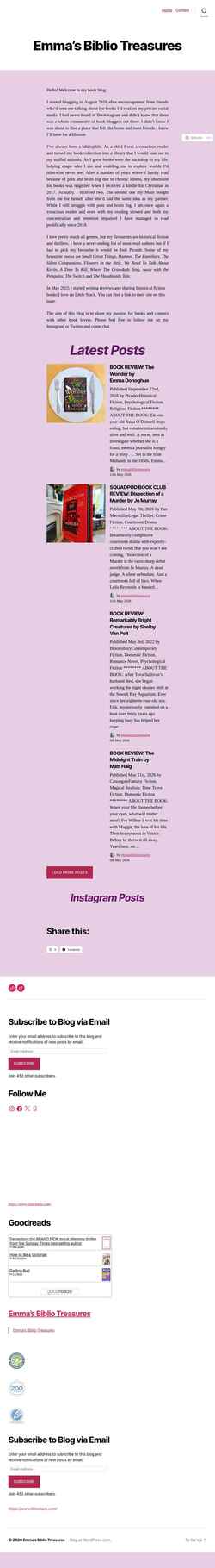 Skærmbillede emmasbibliotreasures.com