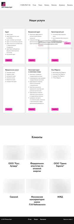 Снимак екрана femida-audit.com