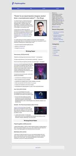 Screenshot playthroughline.com