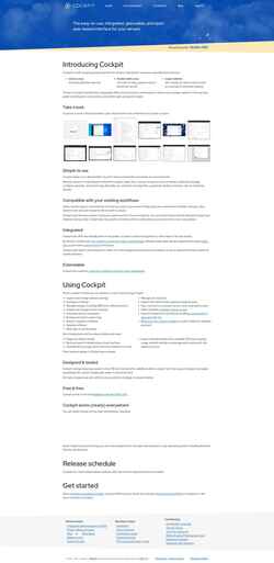 Captura de pantalla cockpit-project.org