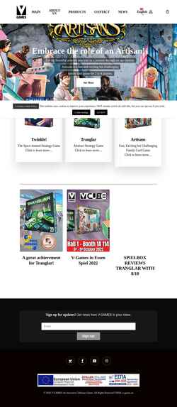 Schermafbeelding v-games.eu