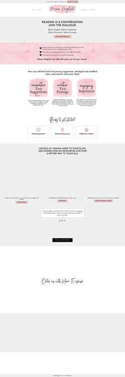 Captura de pantalla moore-english.com