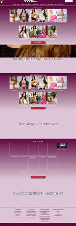 Captura de pantalla xxxbios.com