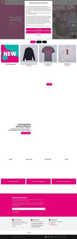 Snímka obrazovky lovemagenta.com
