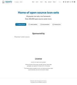 Zrzut ekranu iconify.design