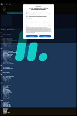 Snímek obrazovky hit.listnr.com