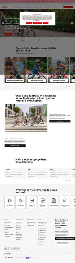 Snímka obrazovky woom.com