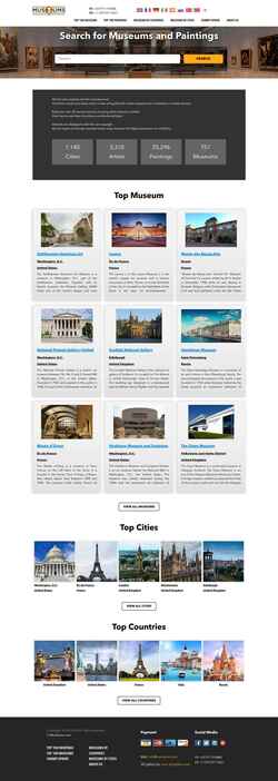 Снимак екрана mus3ums.com