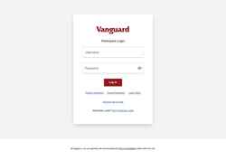 Skjermdump my.vanguardplan.com