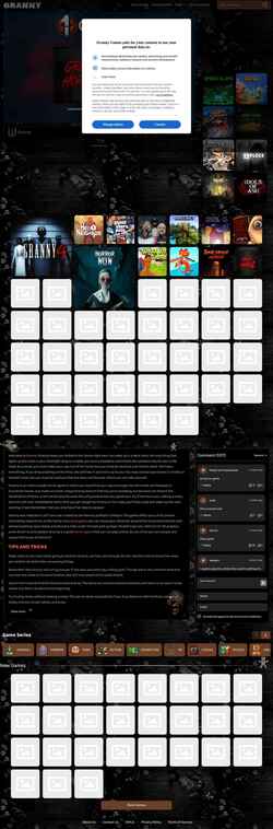 Schermata granny-games.com