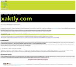Снимак екрана xaktly.com