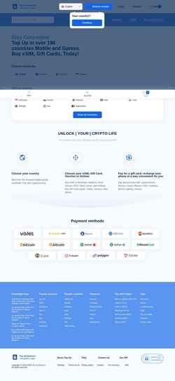 Snímek obrazovky topup-balance.com