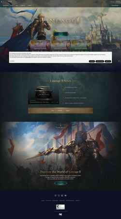 Skærmbillede na-lineage2.plaync.com