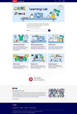 スクリーンショット learninglab.rmit.edu.au