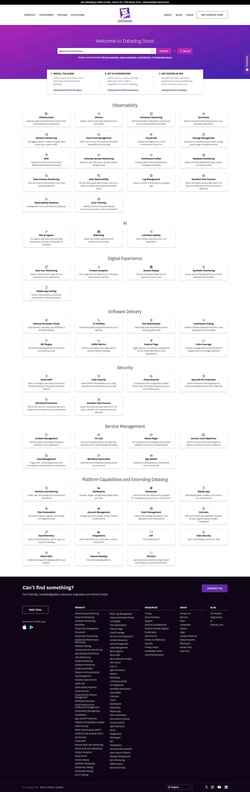 Скриншот docs.datadoghq.com