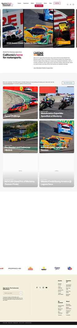 Скриншот weathertechraceway.com