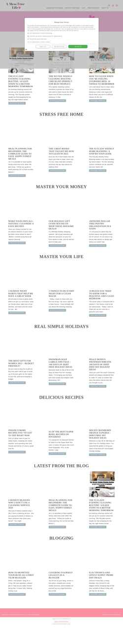 Screenshot adebtfreestressfreelife.com