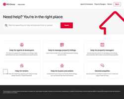 Snímek obrazovky help.realestate.com.au