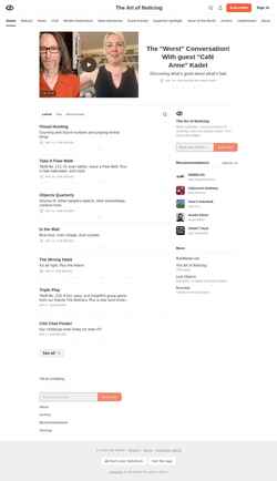 Captura de pantalla robwalker.substack.com