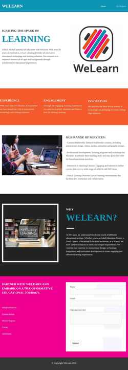 Screenshot welearn.ie