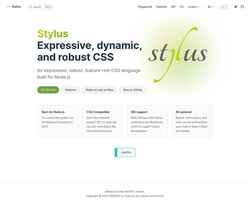 Képernyőkép stylus-lang.com