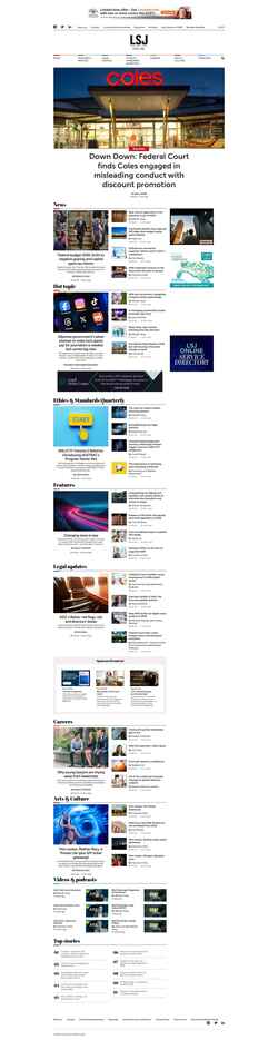 Captura de pantalla lsj.com.au