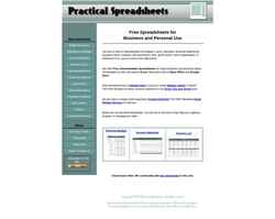 Screenshot practicalspreadsheets.com