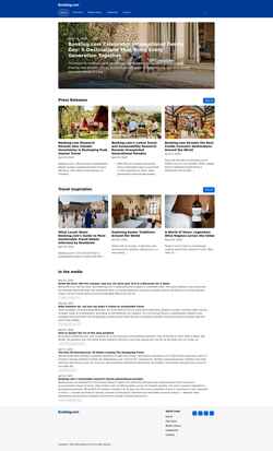 Captură de ecran news.booking.com