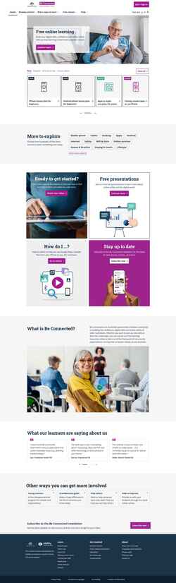 Captura de pantalla beconnected.esafety.gov.au